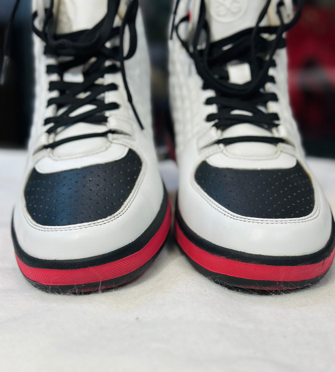 G/FORE White Leather Upper Sneakers size 12 US (preowned