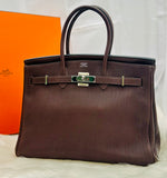 HERMES BIRKIN 35 ROUGE SELLER TOGO (preowned)