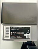 NEW !! AIR JORDAN 11 RETRO LOW size 11.5 (preowned)