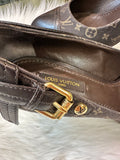 Louis Vuitton Brown Monogram Idylle Cap Toe Pumps Size 36.5 (preowned)