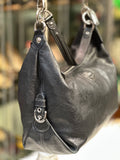 Coach Midnight Black Leather Shoulder Bag (preowned)
