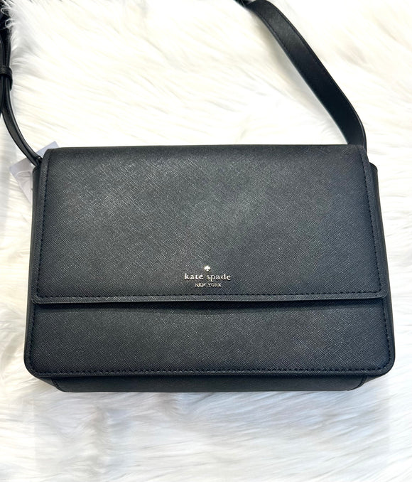 Kate Spade Saffiano Cove Street Crossbody Bag Black (preowned /new with tags)