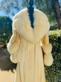 Genuine Long Mink Fur Coat size Small (preowned)