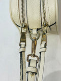 Prada Leather Cream Camera-Style Crossbody Bag (preowned)