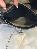 Marc Jacobs Black Leather Shoulder Bag with Gold Hardware (preowned)