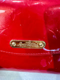 Louis Vuitton Shiny Red cross body with Gold Chain (preowned)