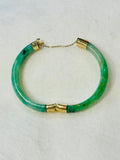 Jade Bangle Bracelet 14k (preowned)