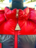 Authentic Moncler Gary red quilted down hooded jacket - Size M (preowned)