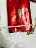 Louis Vuitton Shiny Red cross body with Gold Chain (preowned)