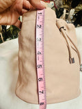 Ralph Lauren Leather Medium Emmy Bucket Chain Shoulder Bag pink (preowned/new w/tags)