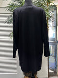 Misook Black Long Sleeve Cardigan with Top Sparkling Stud Detail 2pc XL ( preowned)
