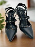 VALENTINO GARAVANI Rockstud Pumps Black Size 37 (preowned)