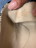 COLE HAAN Beige Embossed Leather Shoes size 8B (preowned)