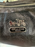 Coach Midnight Black Leather Shoulder Bag (preowned)