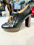 Sperry Black Leather Top-Sider Shoes size 8M
