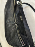 Coach Midnight Black Leather Shoulder Bag (preowned)