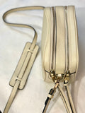 Prada Leather Cream Camera-Style Crossbody Bag (preowned)