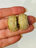 1980’s Christian Dior Rhinestone Earrings (preowned)