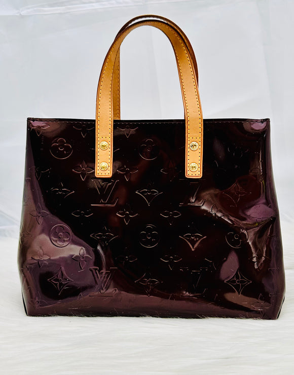 Authentic Louis Vuitton Vernis Reade PM Burgundy Monogram Leather Purse (preowned)