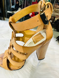 Dolce Vita Niro Stylish Tan Leather Sandals size:6 (preowned)