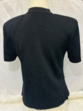 St. John Black Short Sleeve Blazer size:4