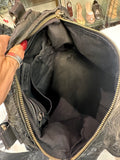 Givenchy Black Textured Leather Shoulder Bag (preowned)