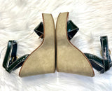 Miu Miu wedge Heels size 7.5 (preowned)