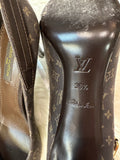 Louis Vuitton Brown Monogram Idylle Cap Toe Pumps Size 36.5 (preowned)