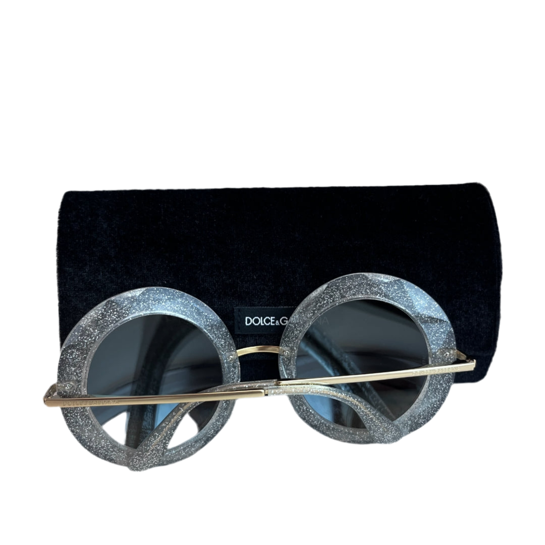 DOLCE & GABBANA Round Mirrored Glitter Silver (PREOWNED  display picture 2