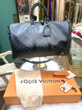 LOUIS VUITTON Keepall 45
Bandouliere Damier
Graphite Travel Bag Black (preowned)