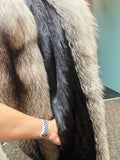 Genuine Vintage Full Length Ranch Mink and Fox Fur Coat S:14 (preowned)