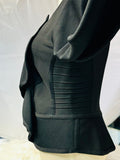 HERVE LEGER IS Elegant Black Women's Jacket size: Small (preowned)