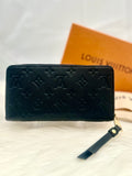 Louis Vuitton 2021 Empreinte Zip-py Noir Wallet (preowned)