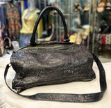 Givenchy Black Textured Leather Shoulder Bag (preowned)