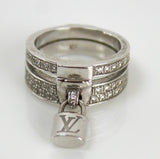 LIMITED EDITION Louis Vuitton Lockit Ring Diamond (preowned)