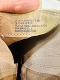 STEVE MADDEN TAN SUEDE BOOTS size 7.5 M ( preowned)