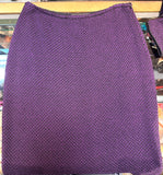 ST. JOHN 2 pc Jacket & skirt suit in Purple (pre-owned)