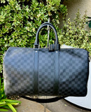 LOUIS VUITTON Keepall 45
Bandouliere Damier
Graphite Travel Bag Black (preowned)