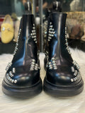 Alexander McQueen Studded Chelsea Boots size 38.5 D (preowned)