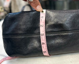 Coach Midnight Black Leather Shoulder Bag (preowned)