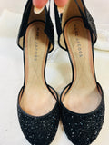 Marc Jacobs Black Glitter D'Orsay High Heels s:37.5 (preowned)