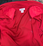 Misook Red Open-Front Women's Sweater Cardigan with Top (2pc) S: 1X (preowned)