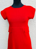 Carolina Herrera Red Dress size XS