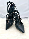 VALENTINO GARAVANI Rockstud Pumps Black Size 37 (preowned)