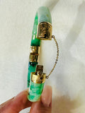 Jade Bangle Bracelet 14k (preowned)