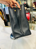 Tory Burch Black Tote with Gold Chain