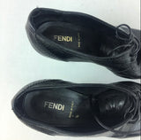 Fendi Leather Lace Up Heels (preowned)