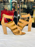 Dolce Vita Niro Stylish Tan Leather Sandals size:6 (preowned)