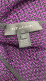 ST. JOHN 2 pc Jacket & skirt suit in Purple (pre-owned)