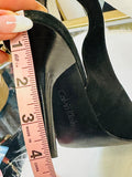 Womens Calvin Klein Pumps
Heels Black Suede Leather Size 8M (preowned)